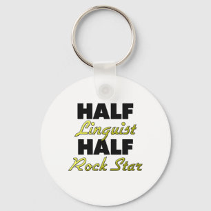 Half Linguist Half Rock Star Schlüsselanhänger