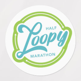 Half-Loopy-Aufkleber Etiketten
