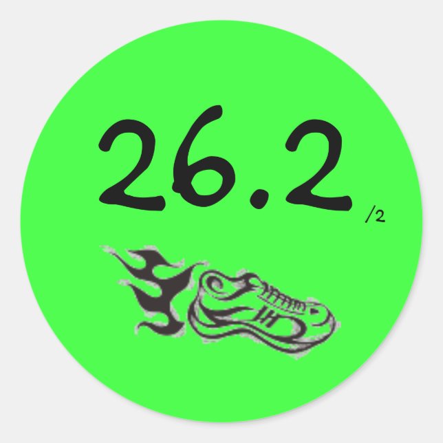 Half Marathon Sticker (Vorderseite)