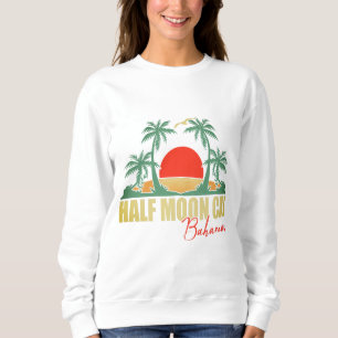 Half Moon Cay Bahamas Retro Vintager Urlaub 60er Sweatshirt
