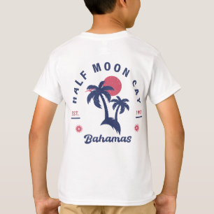 Half Moon Cay Bahamas Vintager Familienurlaub T-Shirt