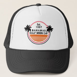 Half Moon Cay Bahamas Vintager Familienurlaub Truckerkappe