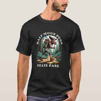 Half Moon Pond State Park Vermont VT Berge Wanderu T-Shirt