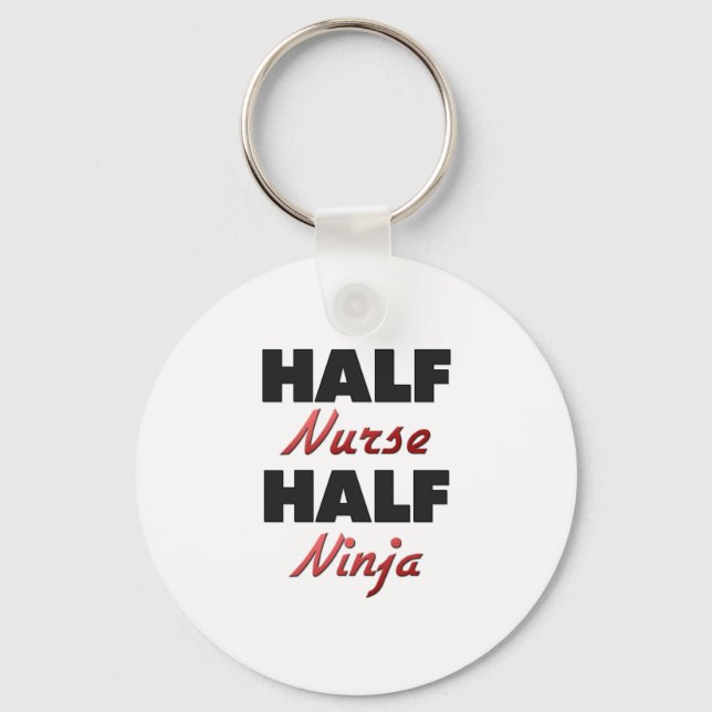 Half Nurse Half Ninja Schlüsselanhänger (Vorderseite)