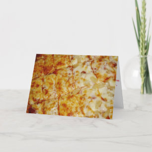 "Half Pepperoni Half Hawaiian Pizza" Get Well Card Karte