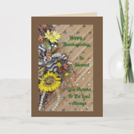 HALF WREATH AUTUMN - GREETING CARD KARTE