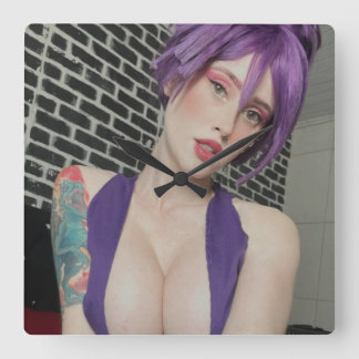 Halfangel66 lila Uhr