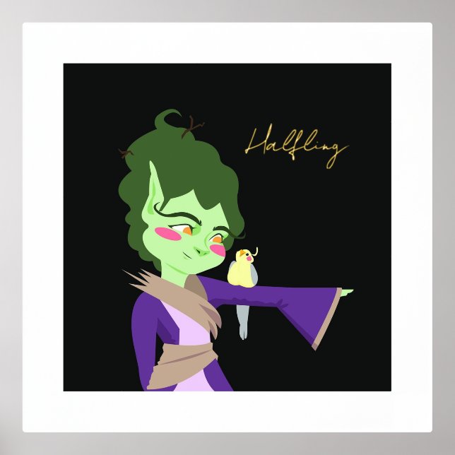 Halfling-Zeichen Foliendrucke (Vorderseite)