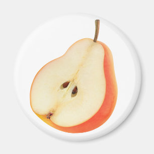 Hälfte der roten Birne Magnet