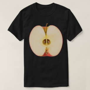 Hälfte des roten Apfels T-Shirt