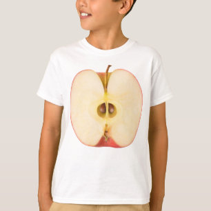 Hälfte des roten Apfels T-Shirt