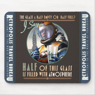 Hälfte gefüllt mit Atmosphären-Mausunterlage Mousepad