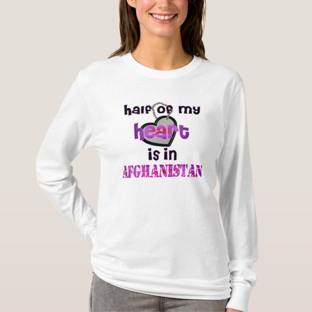 HÄLFTE MEINES HERZ-AFGHANISTAN T-Shirt (Vorderseite)