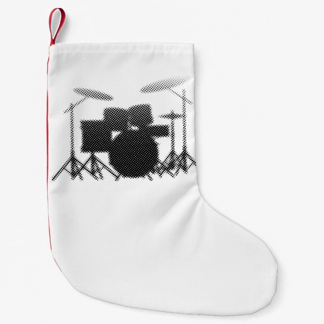 Halfton-Drum-Kit Kleiner Weihnachtsstrumpf (Vorderseite)