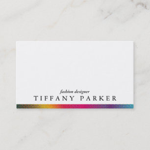 Halftone Colors Visitenkarte