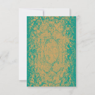 Halftone Grunge Blank Einladungskarte