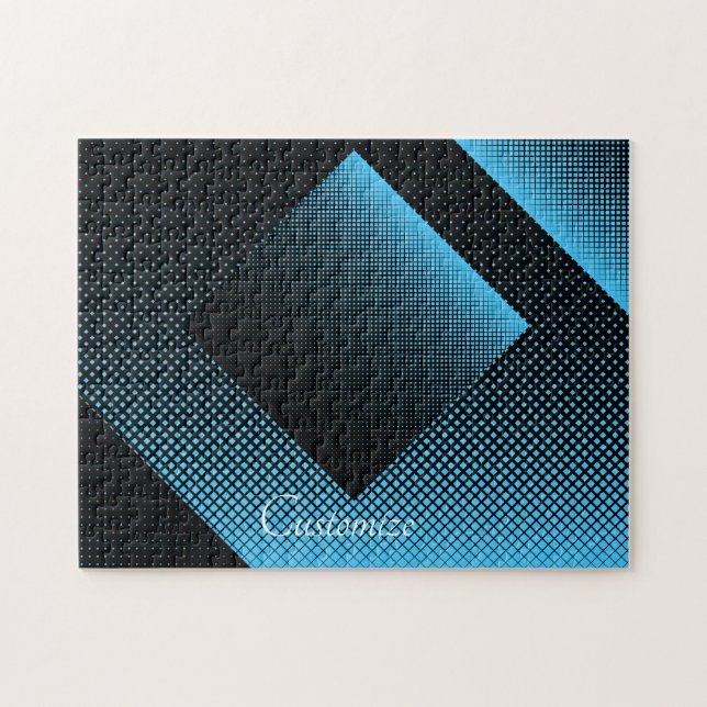 Halftone Vector Diamond Muster Thunder_Cove (Horizontal)