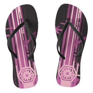 Halftonmuster Flip Flops