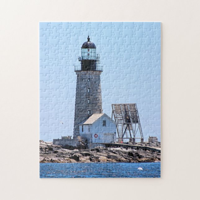 Halfway Rock Lighthouse, Maine Jigsaw Puzzle (Vertikal)