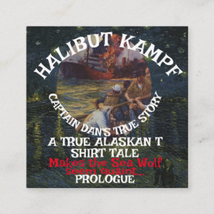Halibut Kampf Captain Dans Prolog Begleitkarte