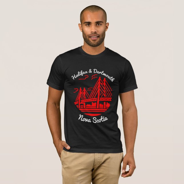 Halifax and Dartmouth Nova Scotia Shirt bridge (Vorne ganz)