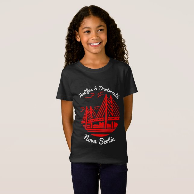 Halifax and Dartmouth Nova Scotia Shirt bridge (Vorne ganz)