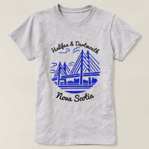 Halifax and Dartmouth Nova Scotia T - Shirt