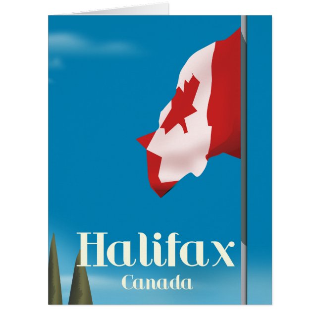 Halifax Canada Travel Poster (Vorderseite)