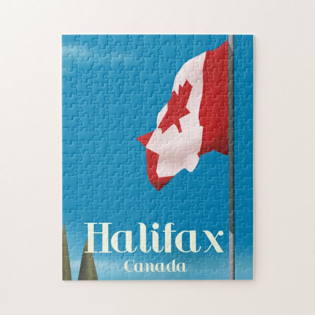 Halifax Canada Travel Poster (Vertikal)