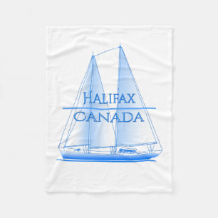 Halifax Coastal Nautical Sailing Fleecedecke