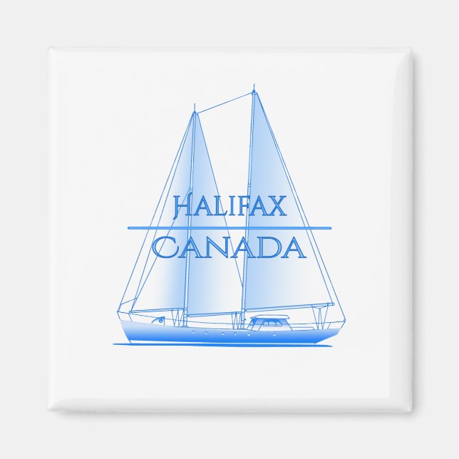 Halifax Coastal Nautical Sailing Magnet (Vorne)