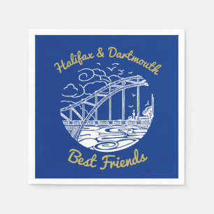 Halifax Dartmouth beste Freunde Party nappers Serviette