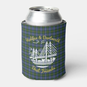 Halifax Dartmouth Freunde Tartan Bier kann kühler Dosenkühler