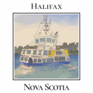 Halifax-Fähre, Nova Scotia Aufkleber