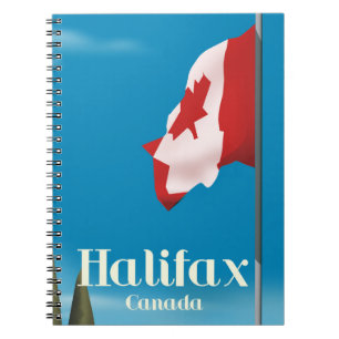 Halifax Kanada Reiseplakat Notizblock