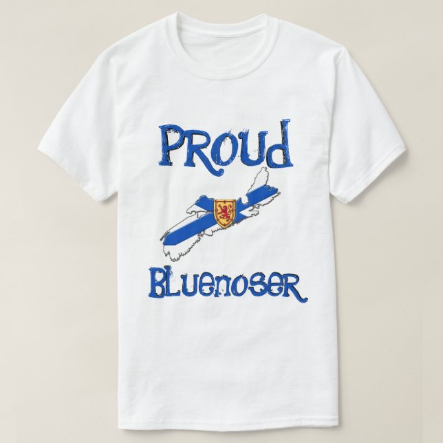 Halifax Nouvelle-Écosse T-shirt Proud Bluenoser (Design devant)