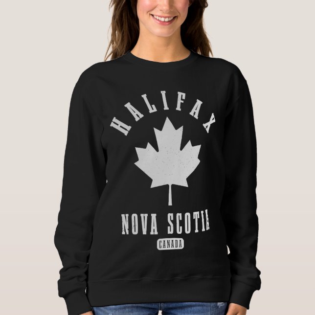 Halifax Nova Scotia Canada Vintage Pride Canadian  Sweatshirt (Vorderseite)