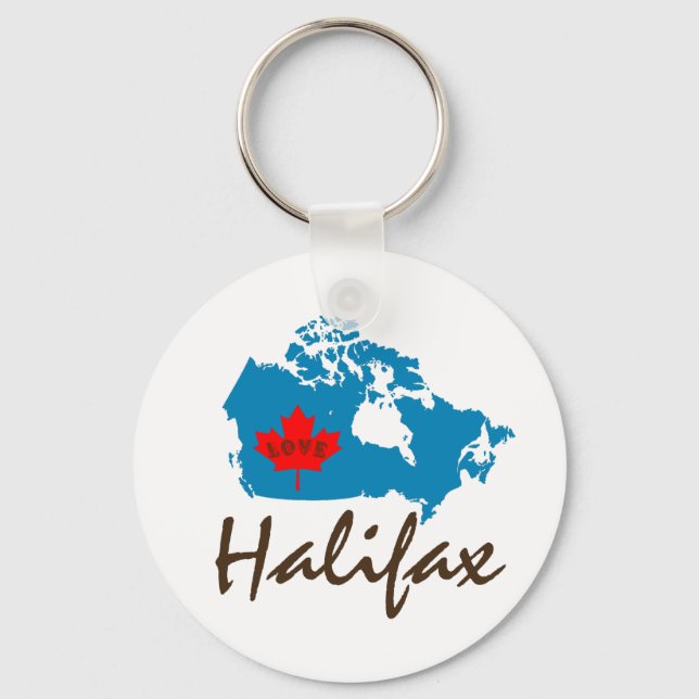 Halifax Nova Scotia Customize Canada Schlüsselanhä Schlüsselanhänger (Vorderseite)