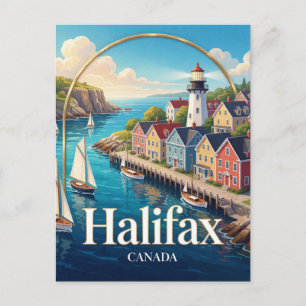 Halifax Nova Scotia Hafen Erbe Postkarte