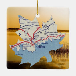 Halifax Nova Scotia Keramikornament