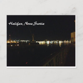 Halifax, Nova Scotia Night Postkarte