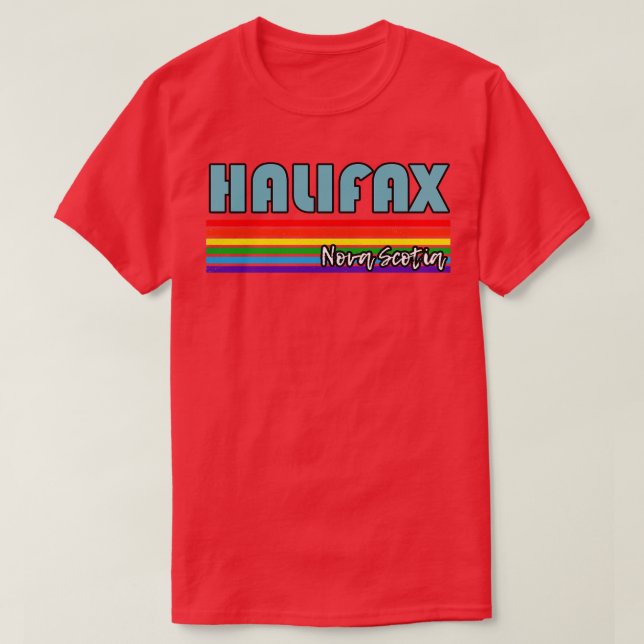 Halifax Nova Scotia Pride Halifax LGBT Geschenk LG T-Shirt (Design vorne)