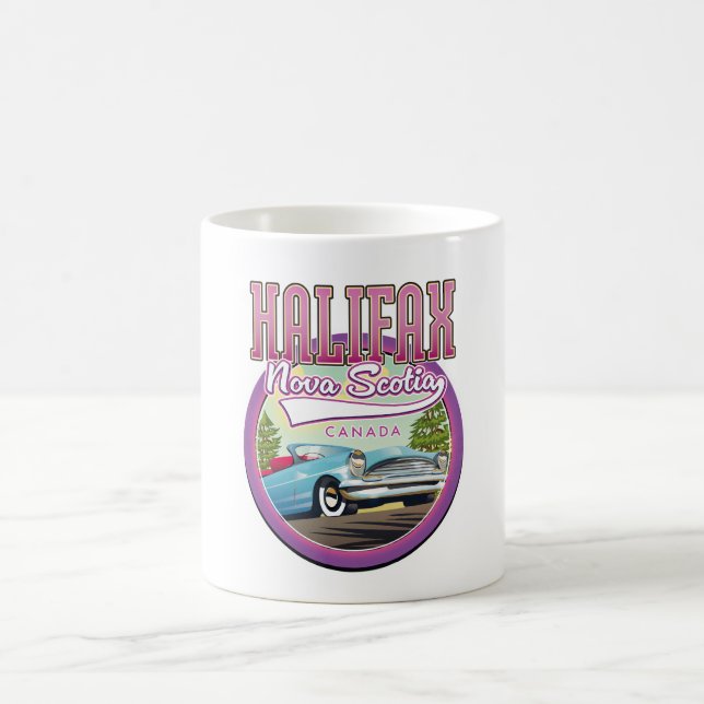 Halifax Nova Scotia Reise Logo  Kaffeetasse (Mittel)