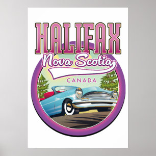Halifax Nova Scotia Reise Logo  Poster