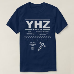Halifax Stanfield Int'l Airport YHZ T - Shirt
