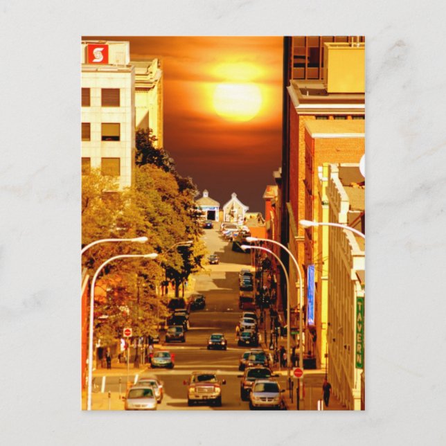 Halifax Street Postkarte (Vorderseite)