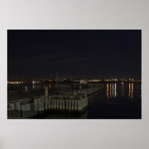 Halifax Wfront at Night Fine Art Print Poster