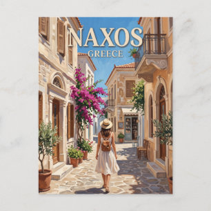 Halki Dorf Griechenland Postkarte