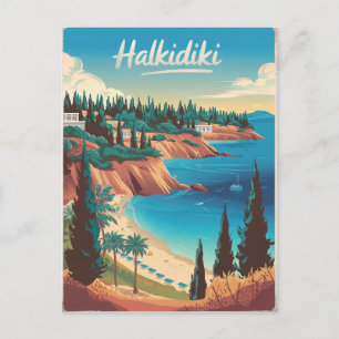 Halkidiki Postkarte