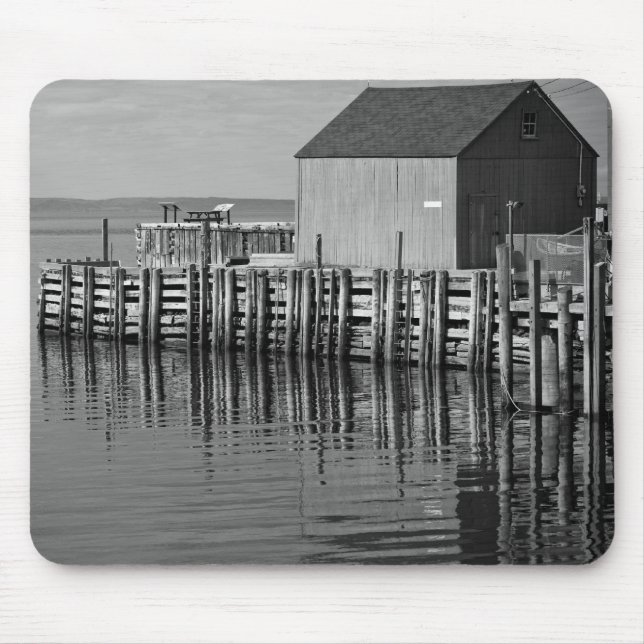 Hall's Hafen B&amp;W Mousepad (Vorne)